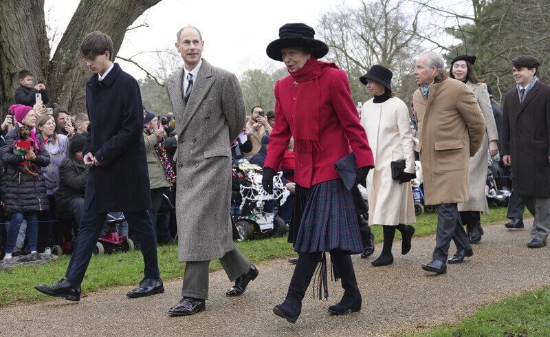 La familia real britanica asistira al servicio del dia de Navidad de 2024 06 - La familia real británica celebró el tradicional servicio del día de Navidad de 2024