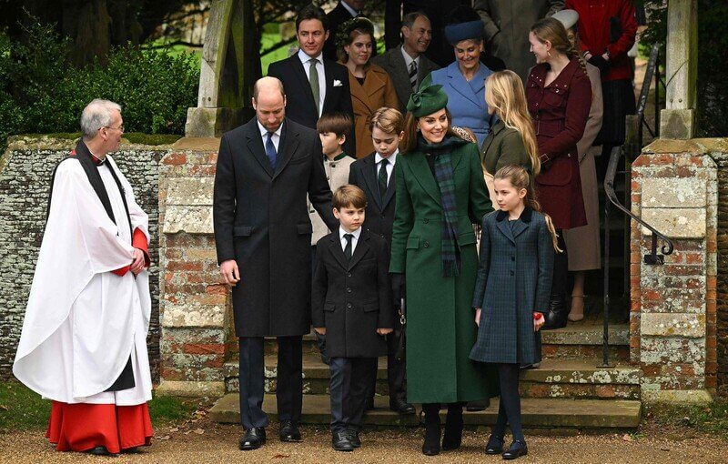 La familia real britanica asistira al servicio del dia de Navidad de 2024 10 - La familia real británica celebró el tradicional servicio del día de Navidad de 2024