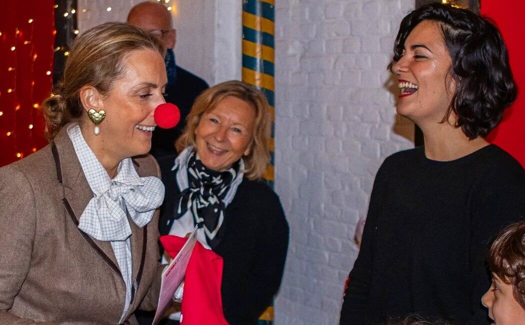 La Princesa Claire de Bélgica participa en un acto de la Escuela de Circo de Bruselas