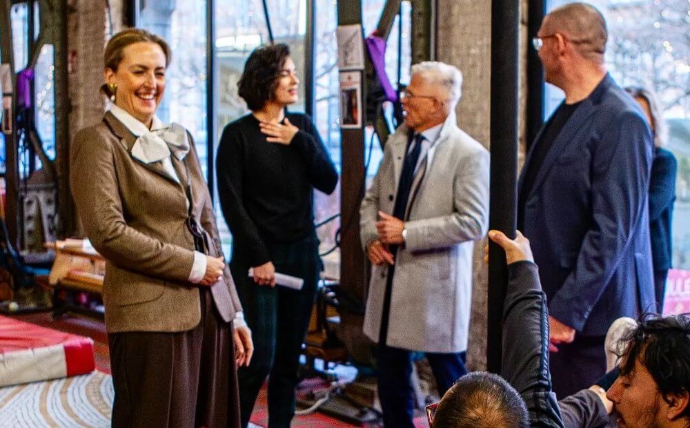 La princesa Claire de Belgica asiste a un evento de la Escuela de Circo de Bruselas 2 - La Princesa Claire de Bélgica participa en un acto de la Escuela de Circo de Bruselas