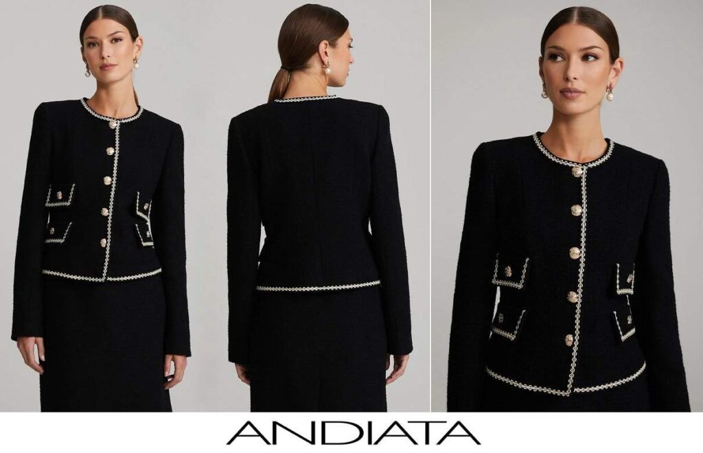 Americana Andiata Lesley Boucle