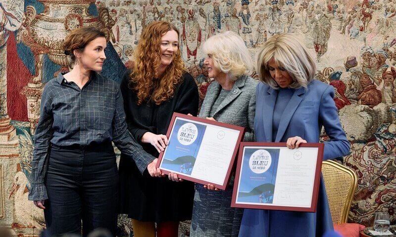 La reina Camilla asiste a la ceremonia de entrega de premios Entente Litteraire 2024 6 - La Reina Camilla Participa en la Ceremonia de Entrega del Premio Entente Littéraire 2024