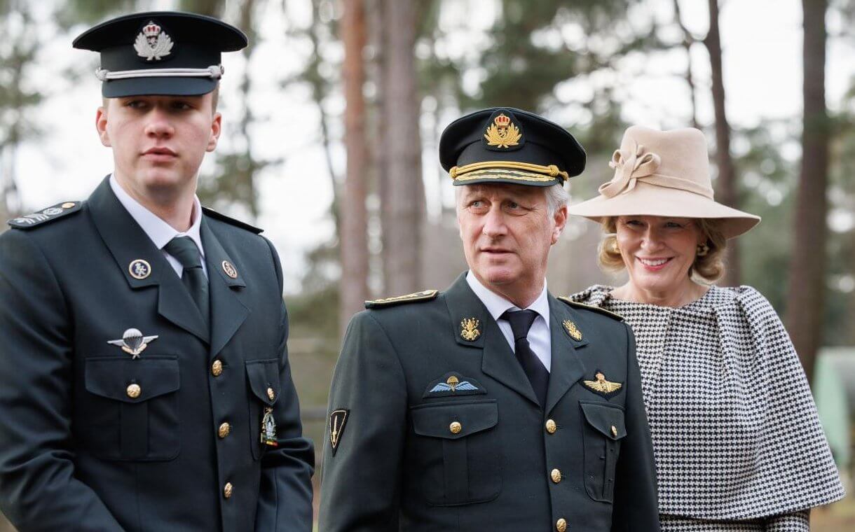 Los Reyes de Bélgica en Saint-Cyr