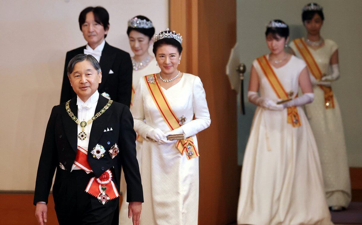 El emperador y la emperatriz de Japón organizan la recepción del Año Nuevo 2025