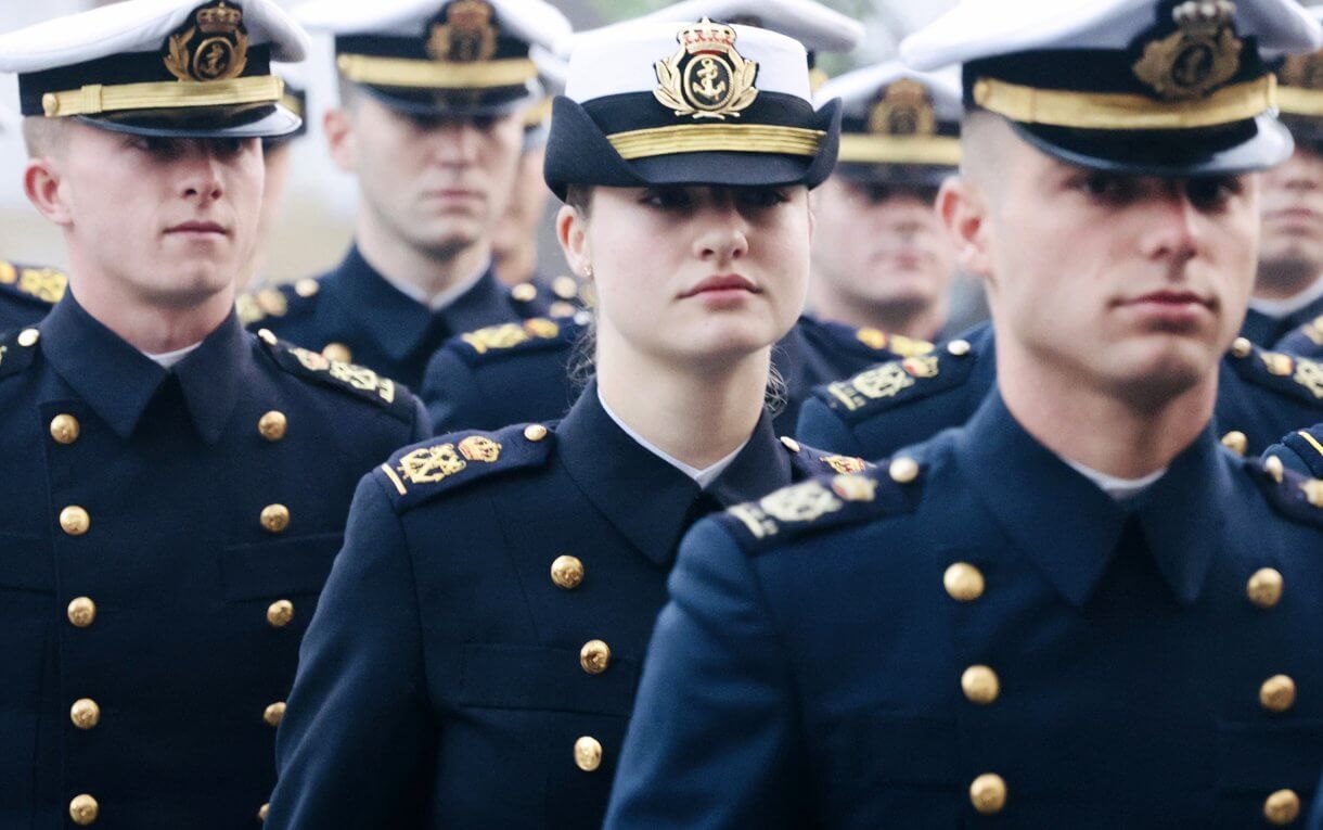 La Princesa Leonor visita Cádiz en el marco de un ejercicio de formación naval