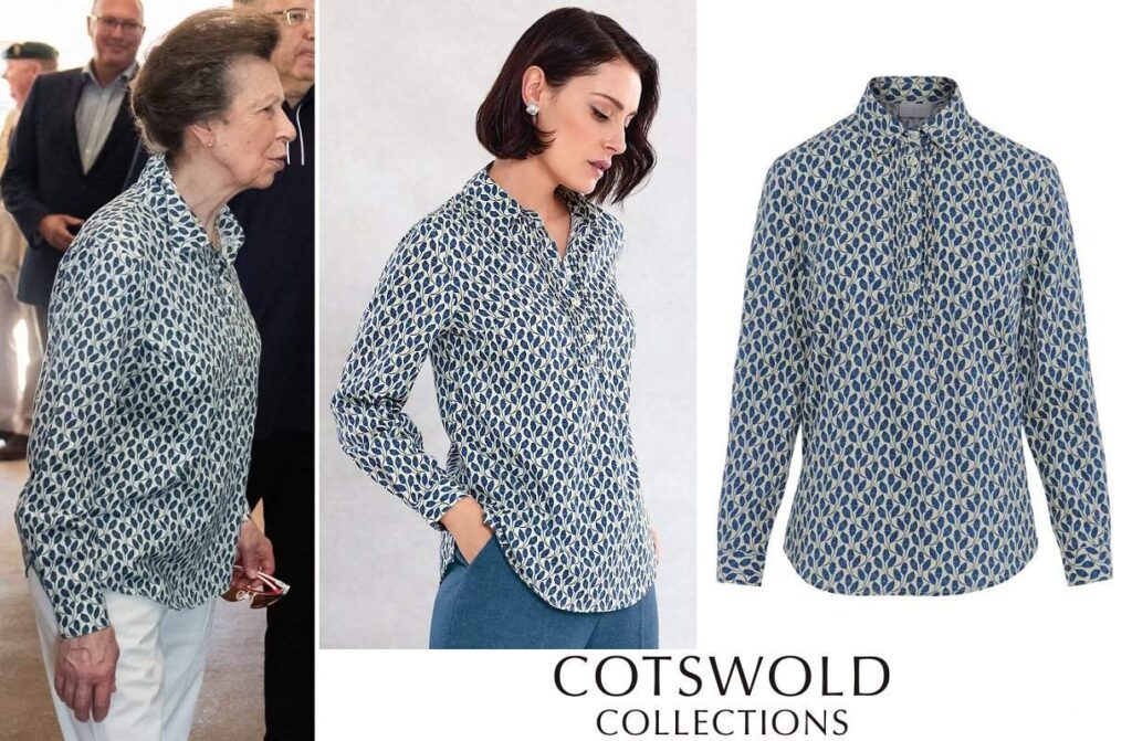 Blusa tipo túnica estampada de Cotswold Collections