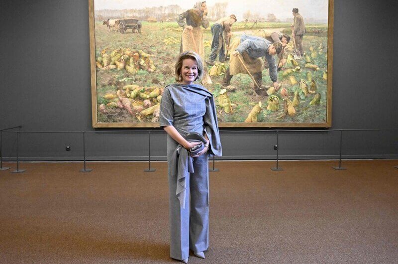 La reina Matilde visita la exposicion Emile Claus en el Museo Mudel 5 - La reina Matilde visita la exposición "Emile Claus" en el Museo Mudel