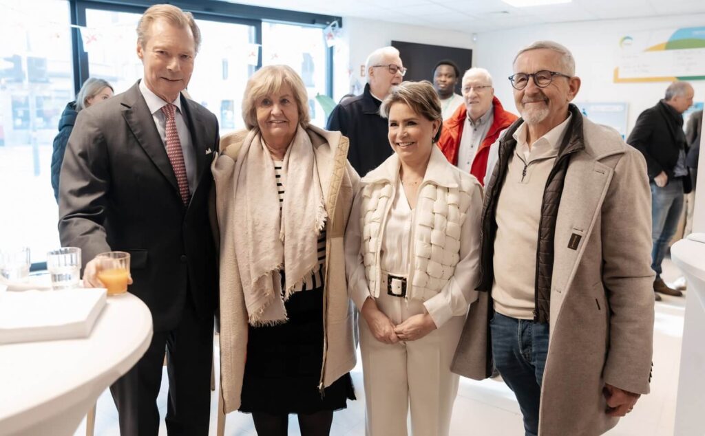 El Gran Duque y la Gran Duquesa inauguran un restaurante social en Hollerich 09 1024x634 - El Gran Duque Enrique y la Gran Duquesa María Teresa inauguran un restaurante social en Hollerich