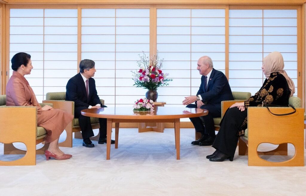 El emperador Naruhito y la emperatriz Masako reciben al presidente de la GNAT 4 1024x656 - ¡Encuentro de alto nivel en Tokio!