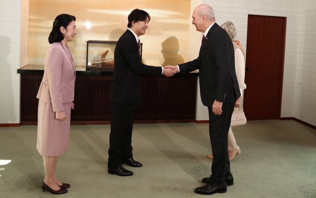 El emperador Naruhito y la emperatriz Masako reciben al presidente de la GNAT 5 1024x642 - ¡Encuentro de alto nivel en Tokio!