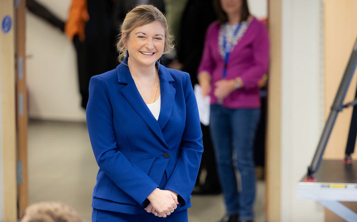 La Princesa Estefanía brilla en su visita a la Escuela Internacional de Luxemburgo